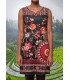 robe tunique suedine ethnique fleurie 101 idées 382Y grossiste vetement
