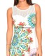 kjoler tunika blonder sommer etniske blomstre 101 idées 635Y engros tøj