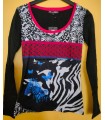 t-shirt camicette top invernali marca 101 idees 8386